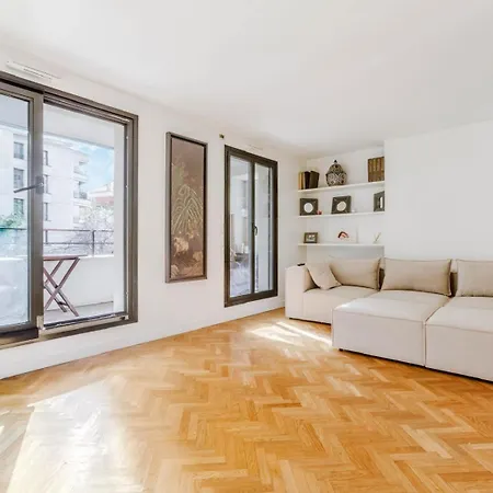 Grand Studio Moderne Tour Eiffel Appartement